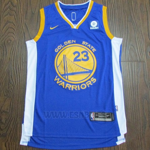 Camiseta Golden State Warriors Draymond Green #23 2017-18 Azul